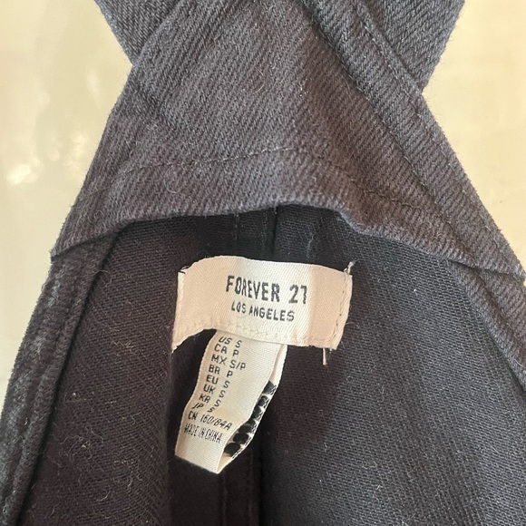 Forever 21 Black Overall Dress - Picture 4 of 5